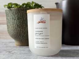 Lavender Bergamot Soy Candle Herbal Luxury Scent, 12 Oz - thumbnail 1