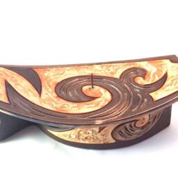 Earthenware Candlestick, Unique Candleholder, Ceramic Candlestick Holder, Easter Gift Pottery, Rustic Candleholder, Wedding Centerpiece - thumbnail 2