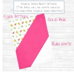 Personalized Baby Blanket Girl - Pink Floral Name -Baby Shower Gift- Receiving - thumbnail 3