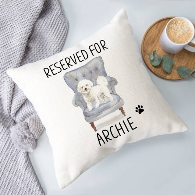 Bichon Frise Cushion - Dog Related Gift Reserved For Dog Cushion Gift - image 1