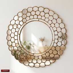 Large Round Mirror 31.5 - thumbnail 1