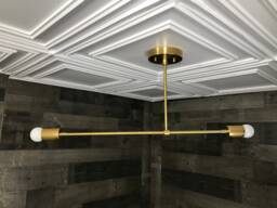 Hestia Modern 2 Light Mid Century Chandelier - thumbnail 1