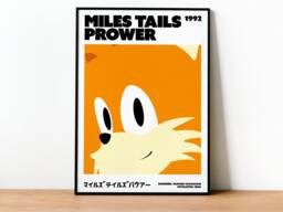 Tails - Sonic The Hedgehog Art Info Print Gamer Gift - Unframed - thumbnail 1