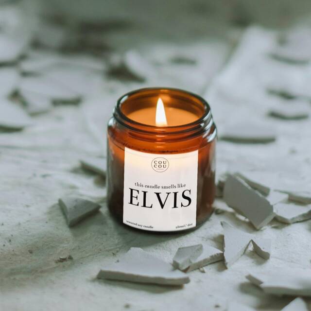Smells Like Elvis Candle, Gift For Music Lover, Luxury Soy Wax - image 1