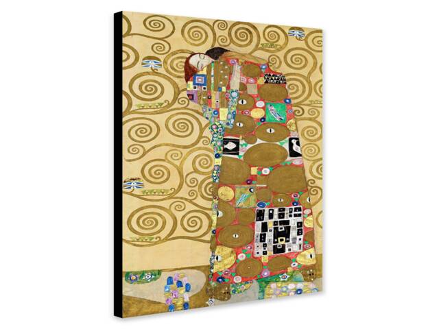 Gustav Klimt Fulfillment - 1905 - Wrapped Framed Canvas Rolled Photo/Poster Print - image 1