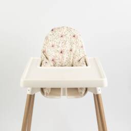 Wipeable Cushion Cover For Ikea Antilop Highchair - Meadow Flowers - thumbnail 1