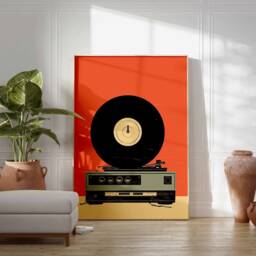 Retro Vinyl Music Print, Poster, Decor, Gift, Gift For Musician, Lover Room Print - thumbnail 3