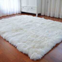 Genuine Sheepskin Rug, Throw, High Pile, Long Shaggy, Lounge Soft Woolen Lambskin, Luxury Furry Carpet Fluffy Rug - thumbnail 2