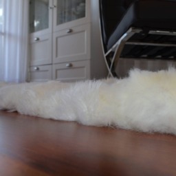 Genuine Sheepskin Rug, Throw, High Pile, Long Shaggy, Lounge Soft Woolen Lambskin, Luxury Furry Carpet Fluffy Rug - thumbnail 3