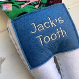 Personalized Boys Superhero Tooth Fairy Pillow , Choose The Mask & Hair Colour - thumbnail 2