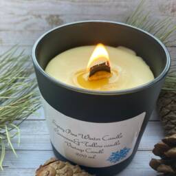 Tallow Beeswax Candle/ Spicy Pine Winter Vintage Home Decor/ Old Fasion Candle/Gift Candle - thumbnail 2