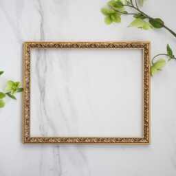 8x10 Inch Handcrafted Wood Vintage Gold 20x25 cm Frame Elegant Gallery Wall Decor - thumbnail 2