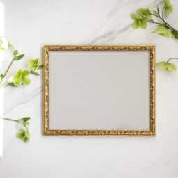 8x10 Inch Handcrafted Wood Vintage Gold 20x25 cm Frame Elegant Gallery Wall Decor - thumbnail 3