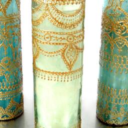 Bohemian Soy Candles, Moroccan Decor - thumbnail 2