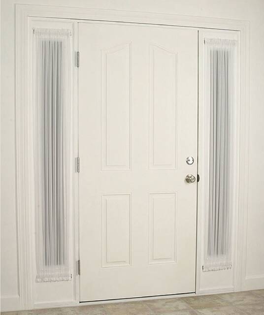 "Custom Sheer Sidelight Curtain 5""-13" - image 1