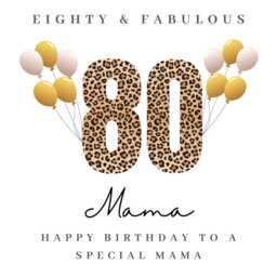 Personalised Mama 80Th Birthday Candle Gift Hamper Card Prints B - thumbnail 4