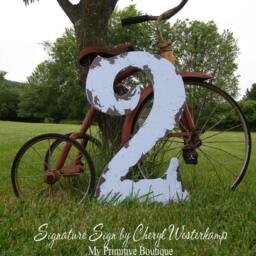 Best Wooden Numbers - Big Distressed 2 Foot Tall Number 5 Birthday Party Decor Wall Prop - thumbnail 4