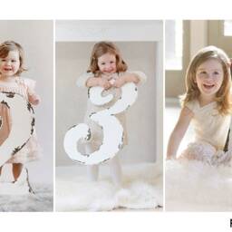Best Wooden Numbers - Big Distressed 2 Foot Tall Number 5 Birthday Party Decor Wall Prop - thumbnail 2
