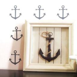 Anchor Wall Decals Nautical Nursery Decor, Peel & Stick - Set Of 32 - thumbnail 3