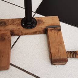 Raw Wood Lighting Lamp Vintage Loft Design Edison Original Indus Style - thumbnail 3