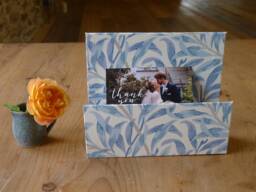 William Morris Letter Rack Willow Blue - Office Collection & Stationery Handmade in England - thumbnail 1