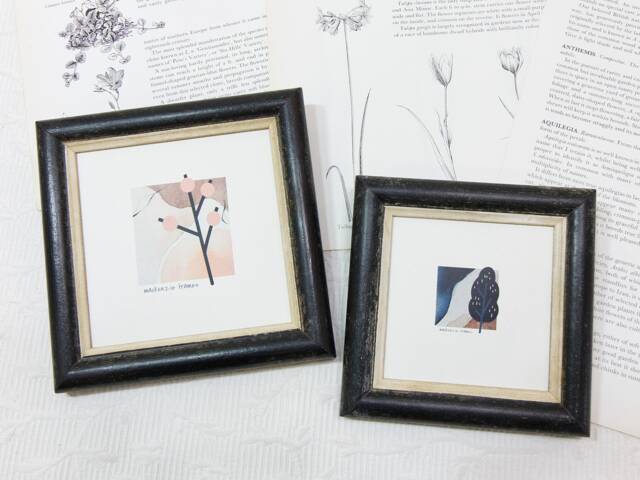 4x4 & 5x5 Inch Square Simple Cottage-style Rounded Bead Profile - Black With Pale Ochre Inner/Photo Frame Deluxe Quality Anniversary - image 1