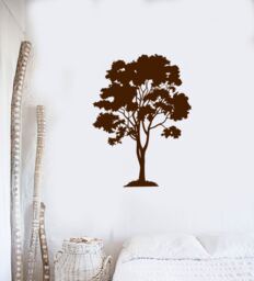 Wall Vinyl Decal Tree Nature Landscape Center Focal Point For The Modern Home Eco Decor - #1050Di - thumbnail 1