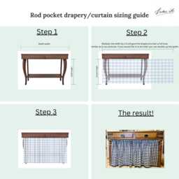 Green Gingham Semi Sheer Curtains, Checkered For Bathroom, Hanging Small Window, Valances Sink Skirt - thumbnail 2