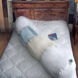 "Hypoallergenic Peruvian Royal Alpaca Body Pillow - 17"" W X 83" - thumbnail 2