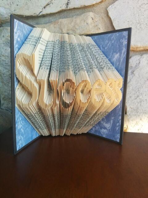 Success - Folded Book Art Fully Customizable, Successful, Award - image 1