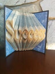 Success - Folded Book Art Fully Customizable, Successful, Award - thumbnail 1