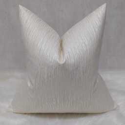 "Ivory Cushion Cover With Black Satin Piped ""Verase" - thumbnail 4