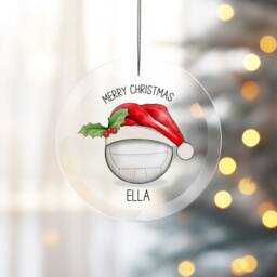 Basketball Christmas Tree Decoration, Personalised Bauble, Sports Decoration - thumbnail 4