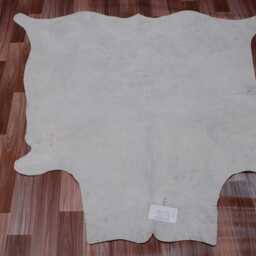 Natural Black & White Cowhide Rug Hair-On Leather Area Rug - 51x47 Inches - thumbnail 3