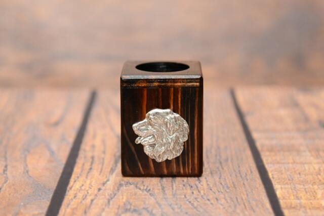 Bernese Mountain Dog - Wooden Candlestick With Dog, Souvenir, Decoration, Limited Edition, Collection - image 1