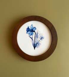 Brown Round Frame, Picture Frame Circle Frames Wall Size 2 - 16 Inches - thumbnail 1
