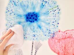 Wall Decal Flower, Home D??cor, Bedroom Floral Decal, Nursery Wooly Meadow Collection - Design Nr.2