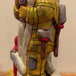 Fireman, Chainsaw Carving 4' - thumbnail 2