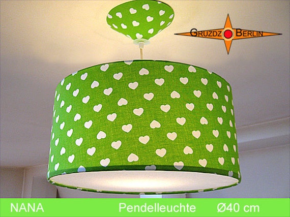 Green Children's Lamp Nana ??40 cm Pendant With Diffuser - image 1