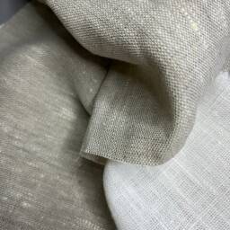 Farmhouse Window Blind, Linen Tie Up Curtain, Living Room Shades, Made To Measure, Bows - thumbnail 2