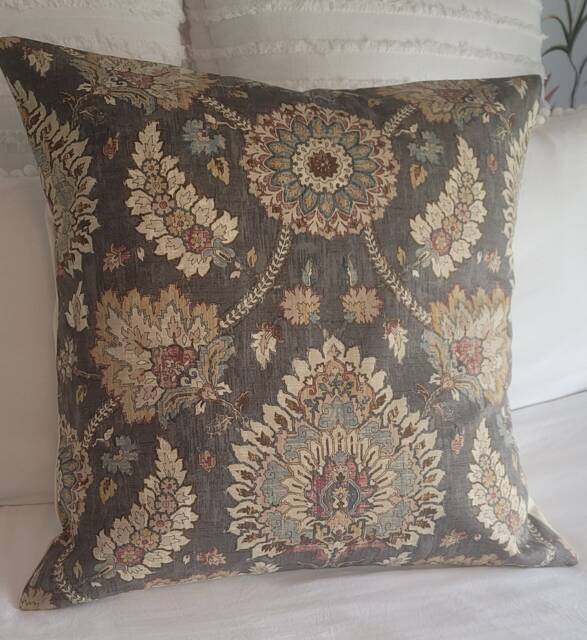 4 Color Optionspillow Covers.slipcovers.pillowcase.cushion Covers.garnet.indigo.smoke.parchment - image 1