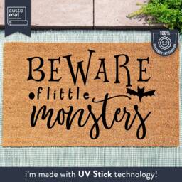 Little Monsters Doormat - Funny Welcome Halloween Decor Porch Fall Decorations - thumbnail 1