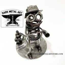Firefighter Metal Art - thumbnail 2