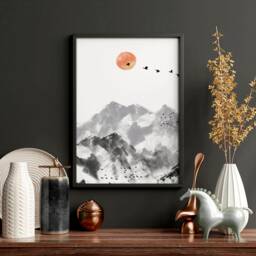 Home Decor, Wall Hanging, Set X 3 Prints, Office Decor, Living Room Wall Art Prints, Minimalist Gallery - thumbnail 2