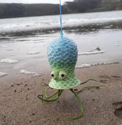 Mermaid Hanging Octopus, Airplanter - thumbnail 1