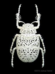 "Beetle Sculpture ""Coleoptera Filigre" - thumbnail 1