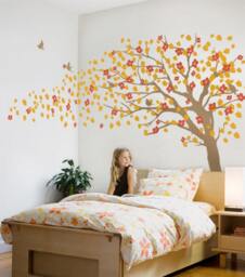 Cherry Blossom Tree Wall Decal Nursery Decoration, Elegant Design - thumbnail 2