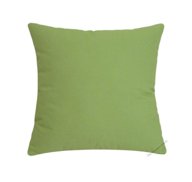 Avocado Green Solid Decorative Throw Pillow Cover/Cushion 20x20 - image 1