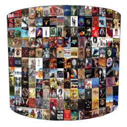 Heavy Rock Groups Bands Music Collage Drum Lampshades For Ceiling Pendant Light Shades Or Bedside, Table Lamp Shades - thumbnail 3