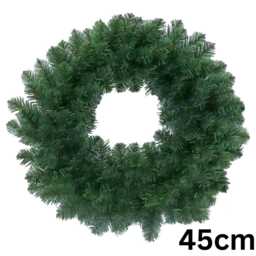 Premium Quality Spruce Wreath 45cm/60cm 150Tips Christmas Door Decor Xmas Decorations - Craft, Sewing, Quilting Knitting - thumbnail 2